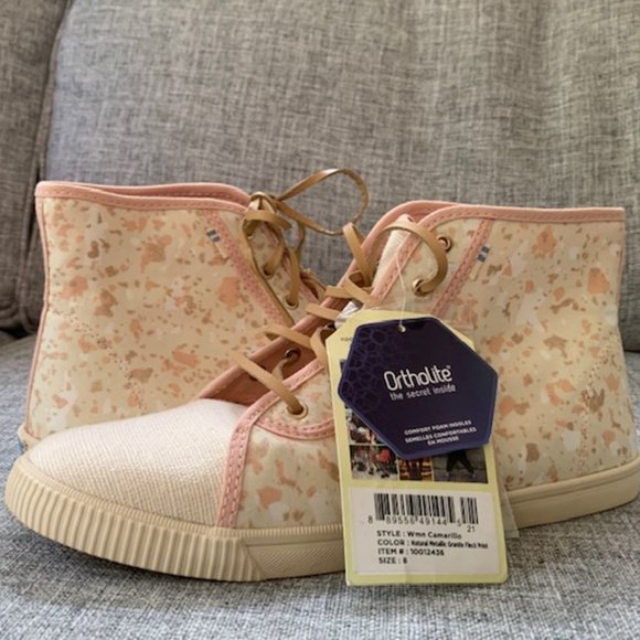 Toms Camarillo Floral  High Top Sneakers Size 8 - Picture 10 of 11